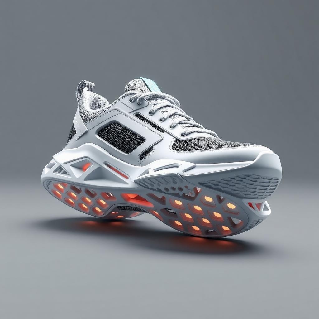 Athletic sneaker with lattice sole